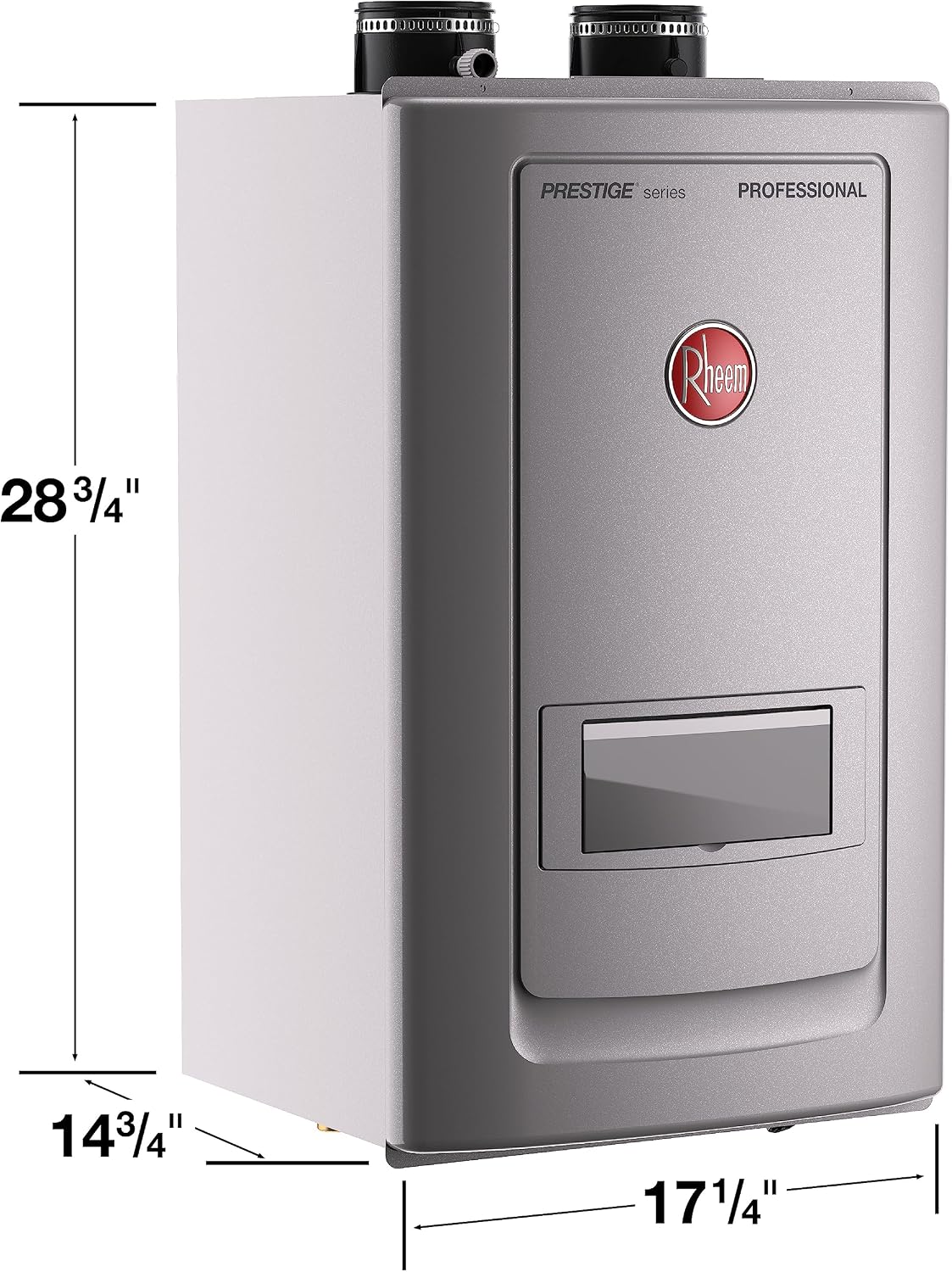 Rheem Prestige Condensing Tankless Gas Indoor Natural Gas Water Heater With Built-in Recirculation 11.0 GPM - RTGH-RH11DVLN